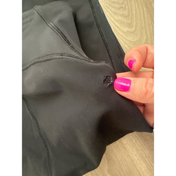 Lululemon Athletica Black High-Rise Womens Leggings Size 2 - Nylon/Elastane - Picture 4 of 6